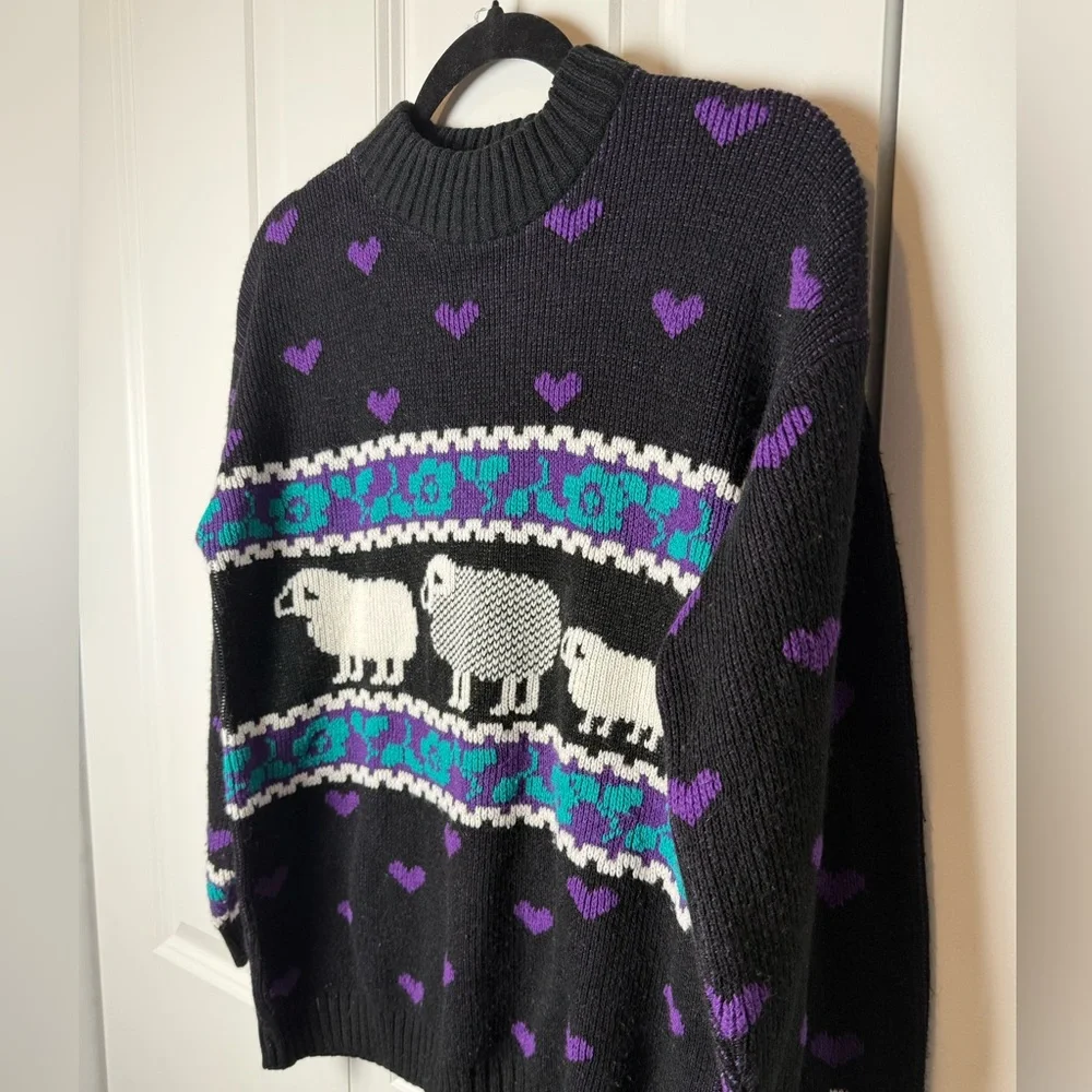 Vintage Private Eyes Sheep Sweater